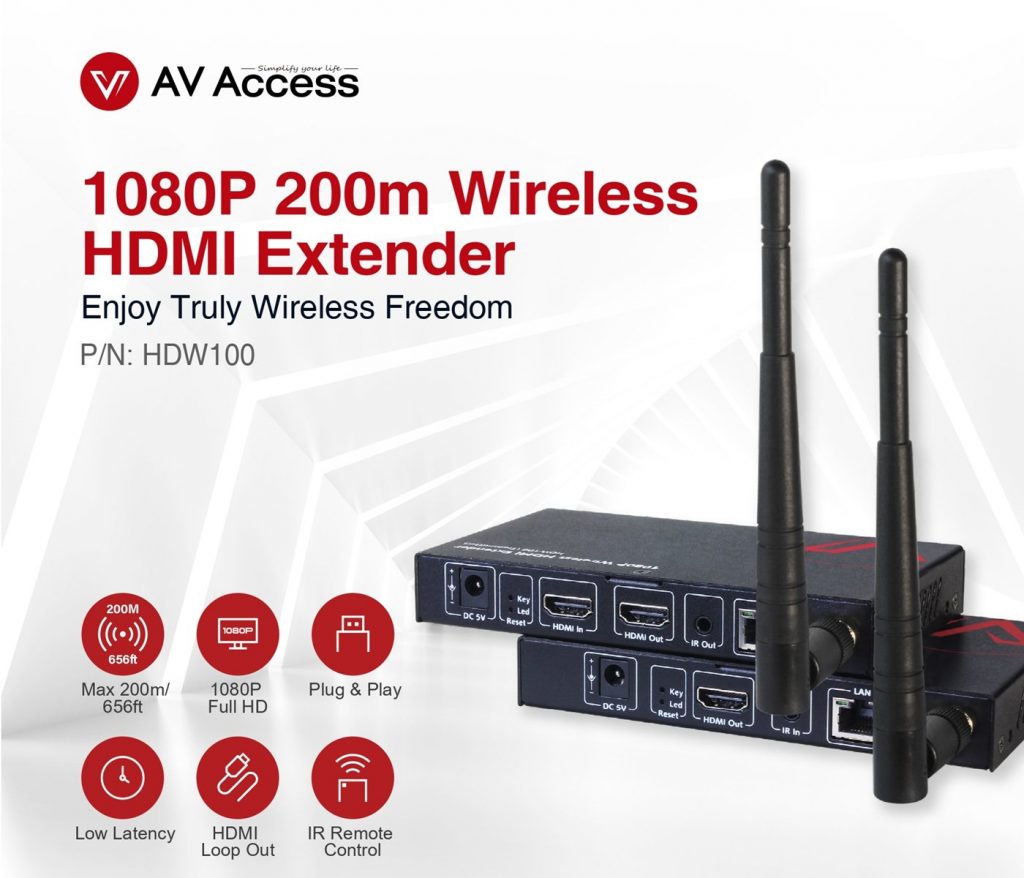 HDW100-1080P-HDMI-Extender-1