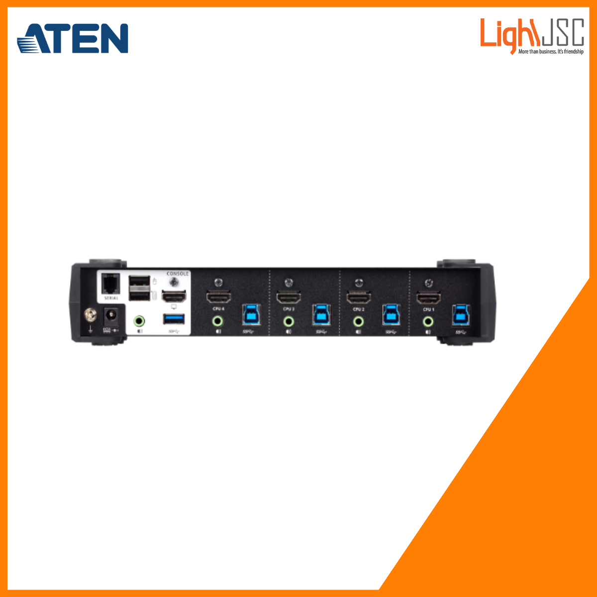 Aten CS1824 4-Port USB 3.0 4K HDMI KVMP™ Switch with Audio Mixer Mode - Image 2