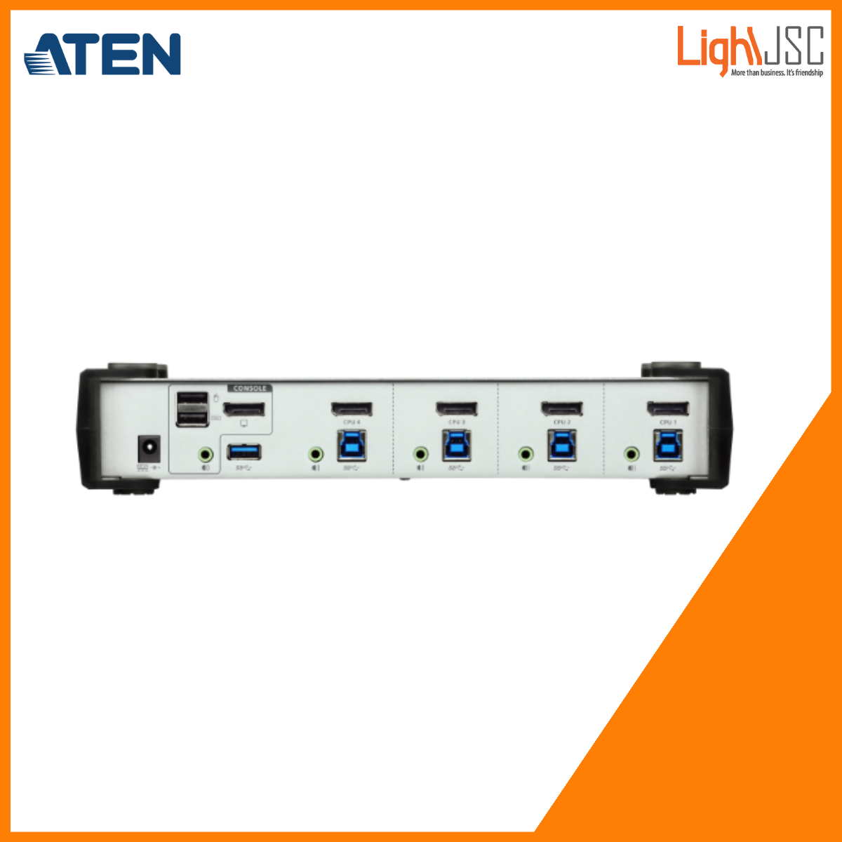 Aten CS1914 4-Port USB 3.0 DisplayPort KVMP™ Switch (Cables included) - Image 2
