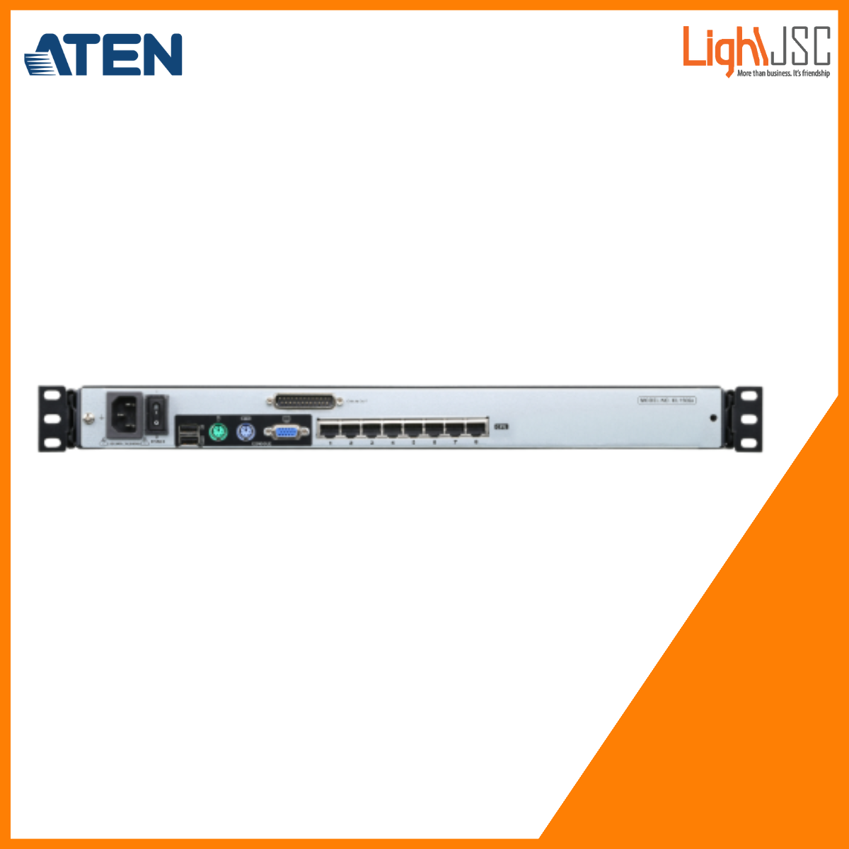 Aten KL1508AIN 8-Port Multi-Interface Cat 5 Dual Rail LCD KVM - Image 3