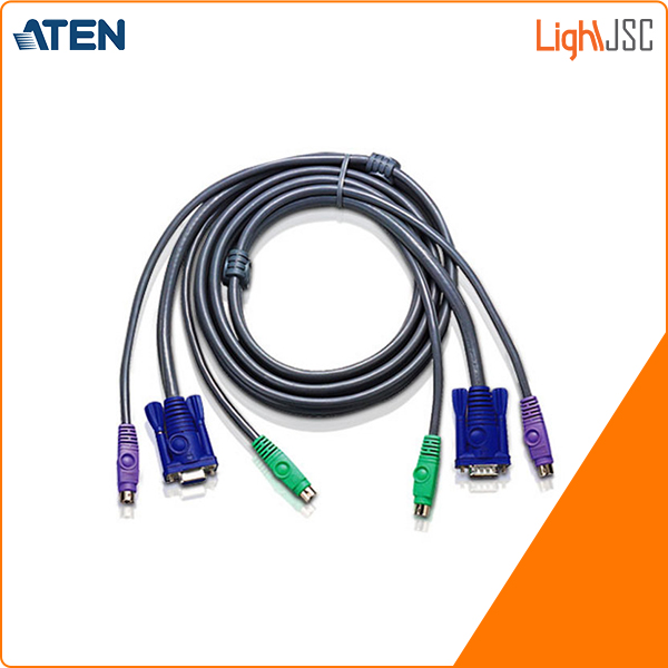 1.8M PS/2 Slim KVM Cable 2L-5002P/C