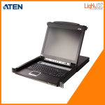 Aten CL5708M 8-Port PS/2-USB VGA Single Rail LCD KVM Switch