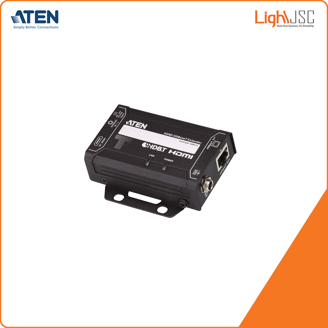 Aten VE811 HDMI HDBaseT Extender (4K@100m) (HDBaseT Class A) 4 LightJSC nhà phân phối chính hãng