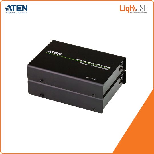 Aten VE812 HDMI HDBaseT Extender (4K@100m) (HDBaseT Class A) 1 LightJSC nhà phân phối chính hãng