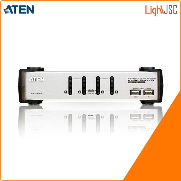 4-Port PS/2-USB VGA/Audio KVMP™ Switch