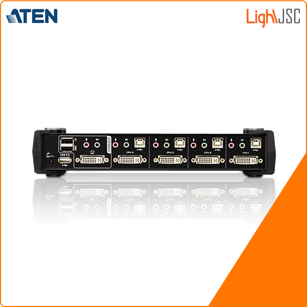 4-Port USB DVI Dual Link/Audio KVMP™ Switch