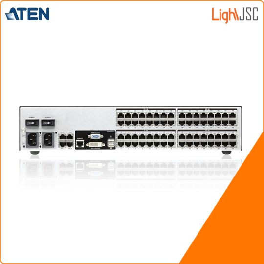 1-Local/8-Remote Access 64-Port Multi-Interface Cat 5 KVM over IP Switch