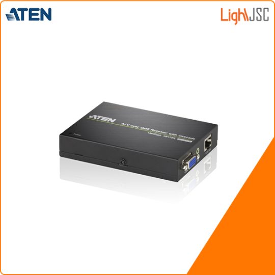 VGA/Audio Cat 5 Receiver with Cascade (1280 x 1024@150m)