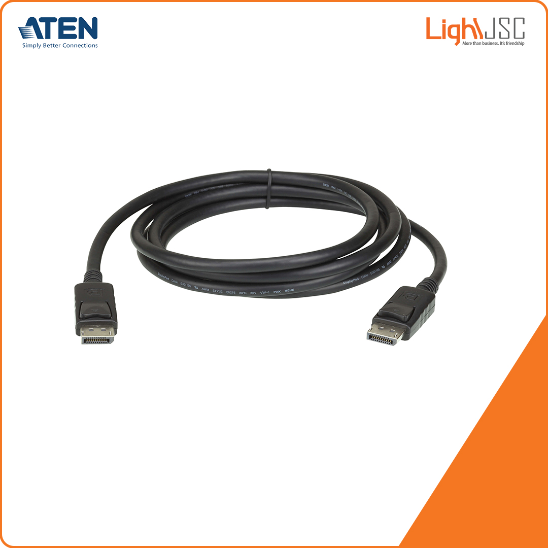 Aten 2L-7D02DP 2m DisplayPort rev.1.4 Cable