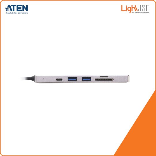 Aten UH3239 USB-C Multiport Mini Dock with Power Pass-Through