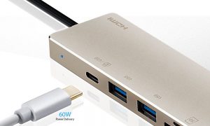 Aten UH3239 USB-C Multiport Mini Dock with Power Pass-Through 