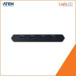 Aten US3311 2-Port 4K DisplayPort USB-C KVM Dock Switch with Power Pass-through