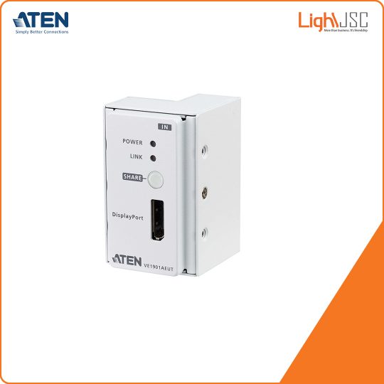 Aten VE1901AEUT DisplayPort HDBaseT-Lite Transmitter with EU Wall Plate PoH