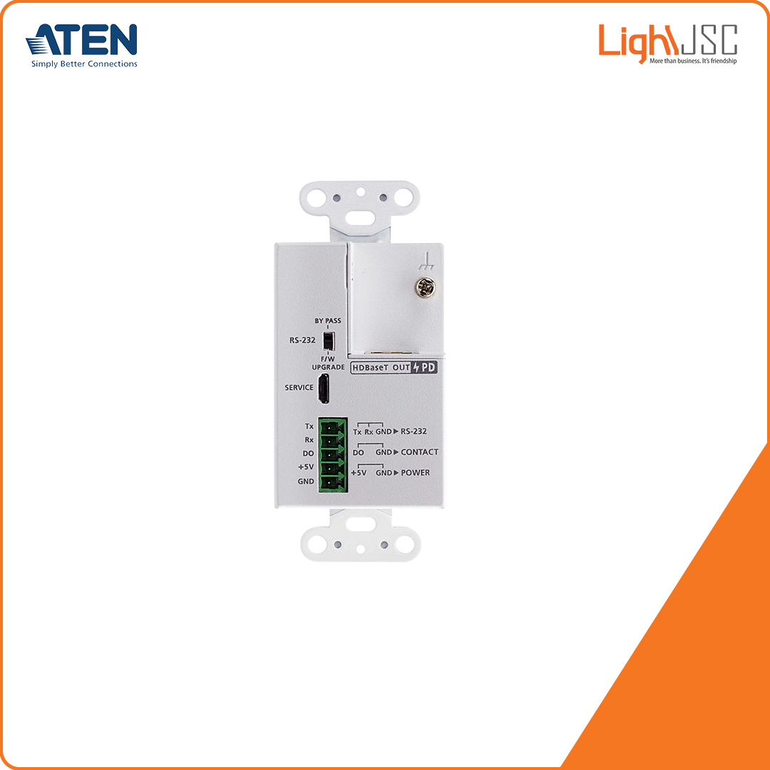 Aten VE1901AUST DisplayPort HDBaseT-Lite Transmitter with US Wall Plate PoH