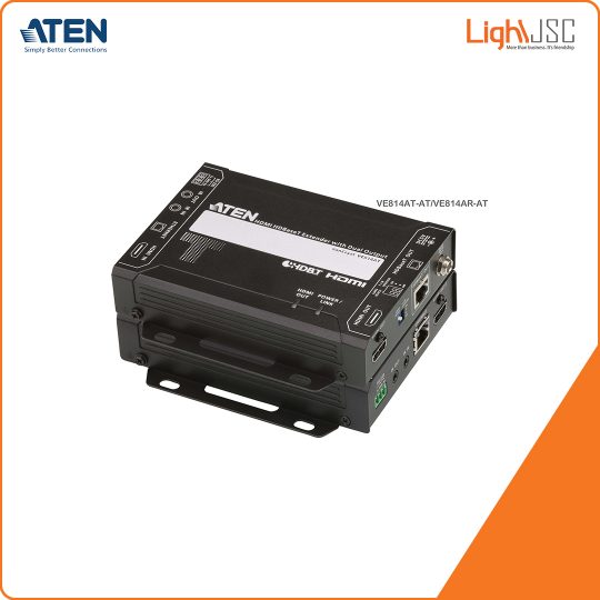 Aten VE814A HDMI HDBaseT Extender with Dual Output (4K@100m) (HDBaseT Class A)