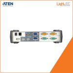 Aten CS1742 2-Port USB VGA Dual DisplayAudio KVMP Switch''