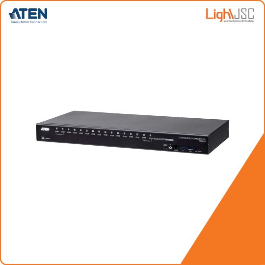 Aten CS19216 16-Port USB 3.0 4K DisplayPort KVM Switch