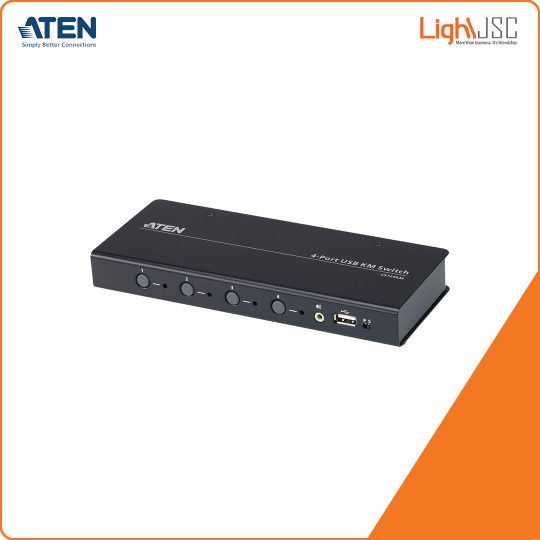 Aten CS724KM 4-port USB Boundless KM Switch (Cables included)