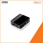 Aten CS782DP 2-Port USB DisplayPort/Audio KVM Switch (4K Supported and Cables included)