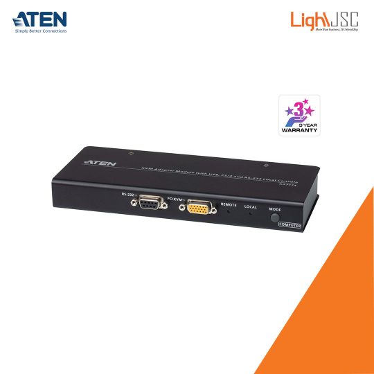 Aten KA7174 KVM Adapter Module with USB, PS/2, and RS-232 Local Console