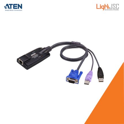 Aten KA7177 USB VGA Virtual Media KVM Adapter with Smart Card Support