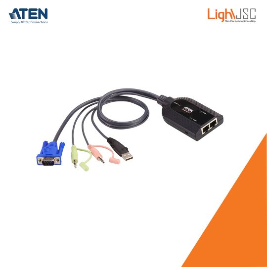 Aten KA7178 USB VGA/Audio Virtual Media KVM Adapter with Dual Output