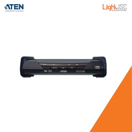 Aten KE6912R 2K DVI-D Dual Link KVM over IP Receiver with PoE
