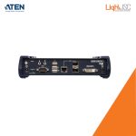 Aten KE6922R 2K DVI-D Dual-Link KVM over IP Receiver with Dual SFP & PoE rear