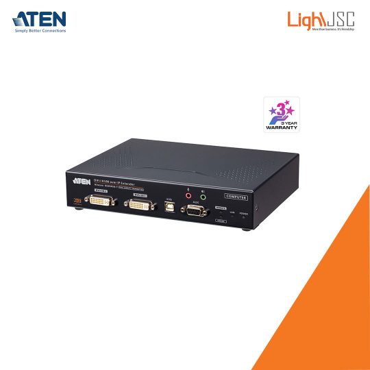 Aten KE6940AiT DVI-I Dual Display KVM over IP Transmitter with Internet Access