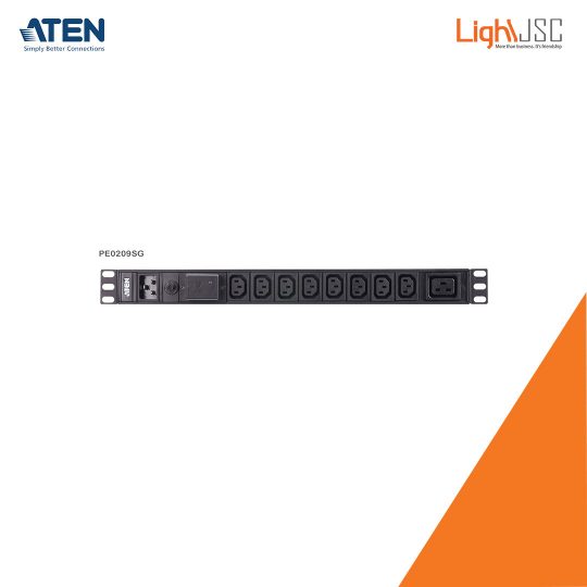 Aten PE0209SG 1U 16A 9 Port Basic PDU