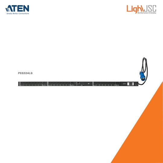 Aten PE6324LG 30A32A 24-Outlet Metered & Switched Low Profile eco PDU