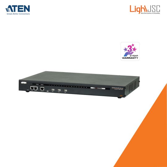 Aten SN0116CO 16-Port Serial Console Server with Dual PowerLAN