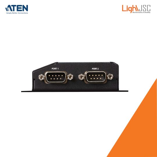 Aten SN3402 2-Port RS-232 422 485 Secure Device Server front