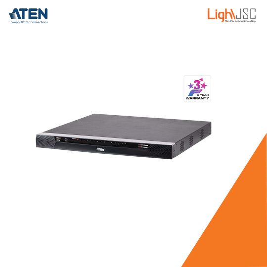 Aten KN2116VB 1-Local2-Remote Access 16-Port Multi-Interface Cat 5 KVM over IP Switch