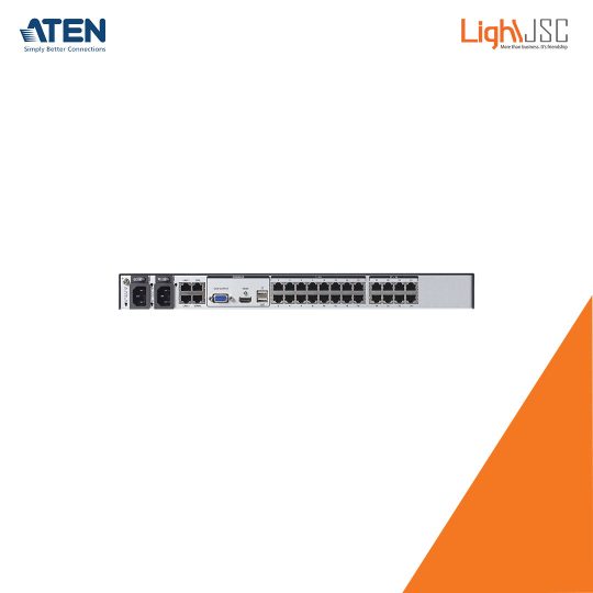 Aten KN2124VB 1-Local 2-Remote Access 24-Port Multi-Interface Cat 5 KVM over IP Switch'