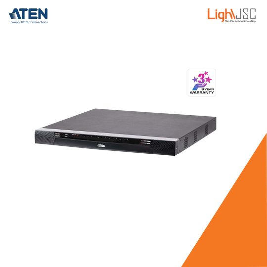 Aten KN4016VB 1-Local 4-Remote Shared Access 16-Port Multi-Interface Cat 5 KVM over IP Switch
