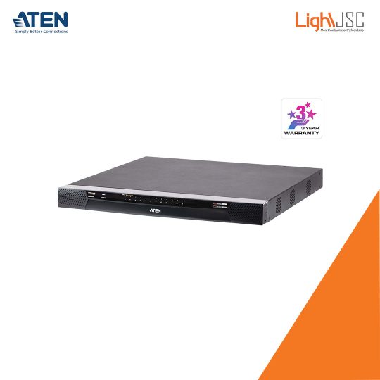 Aten KN4024VB 1-Local 4-Remote Shared Access 24-Port Multi-Interface Cat 5 KVM over IP Switch