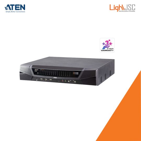 Aten KN4064VB 1-Local 4-Remote Shared Access 64-Port Multi-Interface Cat 5 KVM over IP Switch