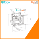 Giá treo màn hình ghép LVW13-46T - Ảnh 2