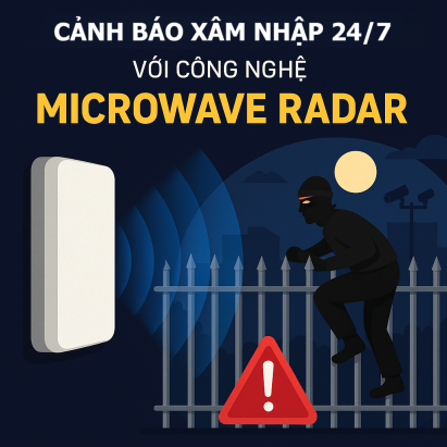 Giải Pháp Cảnh Báo Xâm Nhập 24/7 Với Công Nghệ Microwave Radar