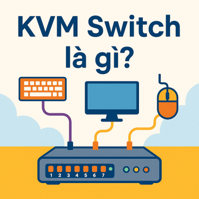 KVM Switch là gì? Giải pháp quản lý máy chủ tối ưu cho doanh nghiệp hiện đại