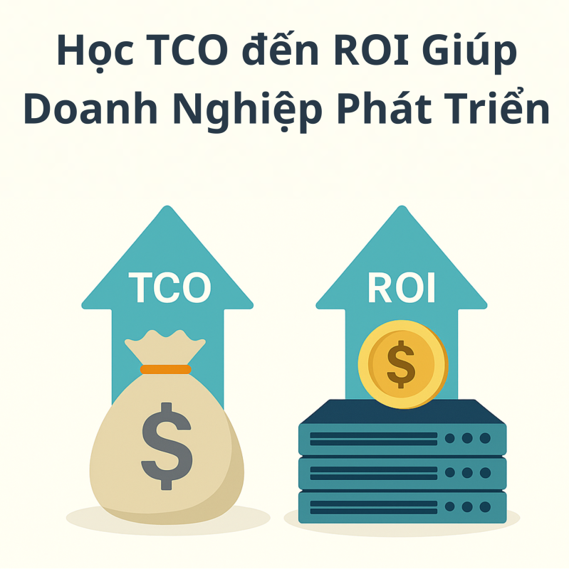 Học TCO đến ROI giúp doanh nghiệp phát triển