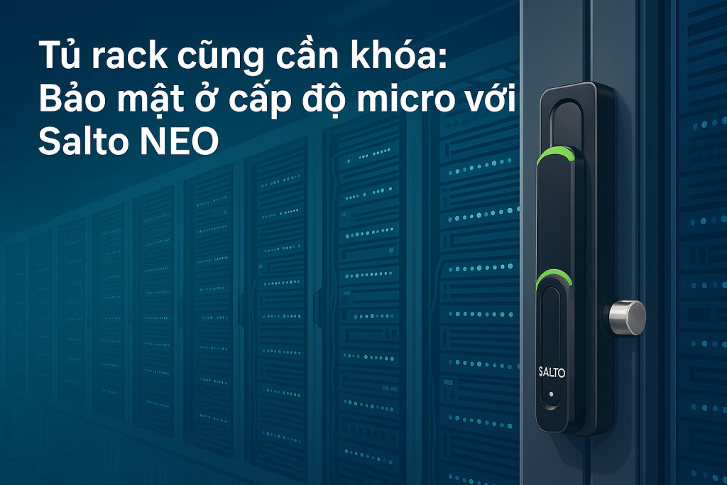 Tủ rack cũng cần khóa: Bảo mật ở cấp độ micro với Salto NEO - LightJSC