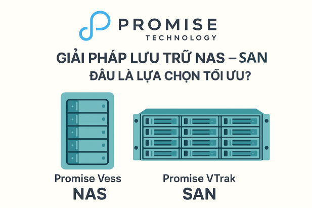 Giải Pháp NAS vs SAN Từ  Promise – đâu là lựa chọn tối ưu?