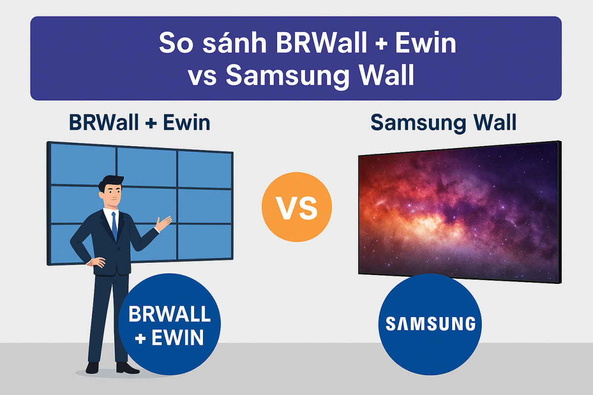 so sánh BRWall+ Ewin với Samsung Wall