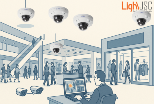 "i-PRO – Bảo vệ toàn diện cho trung tâm thương mại và siêu thị"