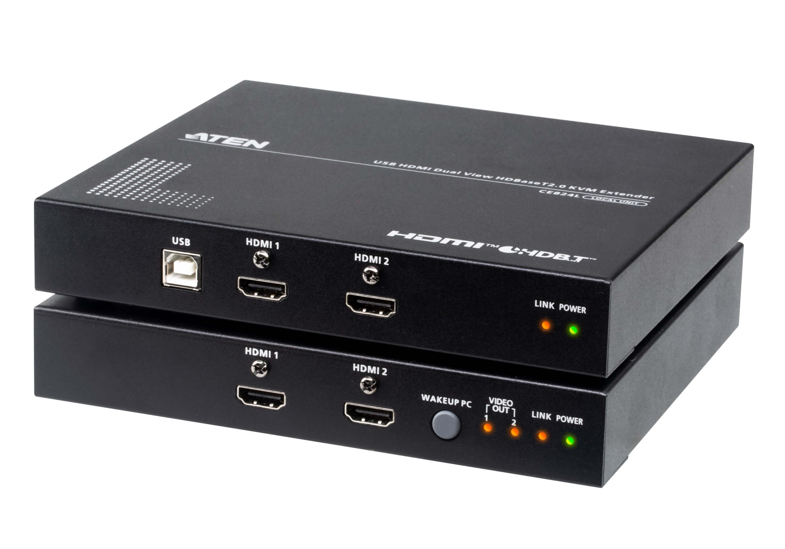 ce824.kvm.kvm-extenders.45 Bộ mở rộng KVM USB HDMI Dual View HDBaseT™ 2.0 (4K@100m cho chế độ xem đơn) CE824 - Ảnh 1