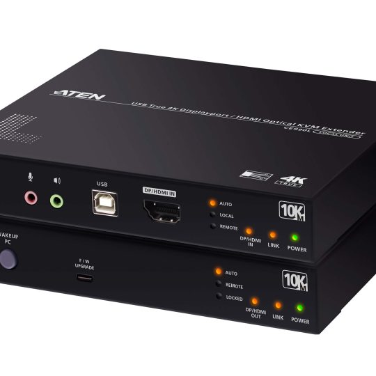 Bộ mở rộng KVM quang USB True 4K DisplayPort/HDMI (True 4K @ 10 km)  CE990