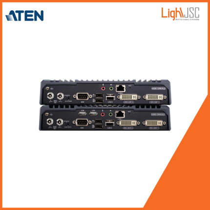 KE6948A - Rugged DVI-I Dual-Display KVM over IP Extender